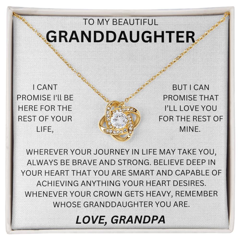 Gift for Granddaughter - Promise