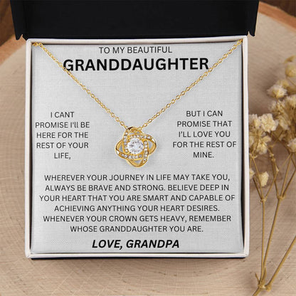 Gift for Granddaughter - Promise