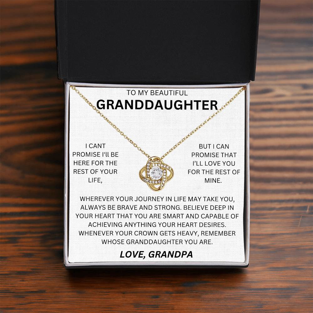 Gift for Granddaughter - Promise