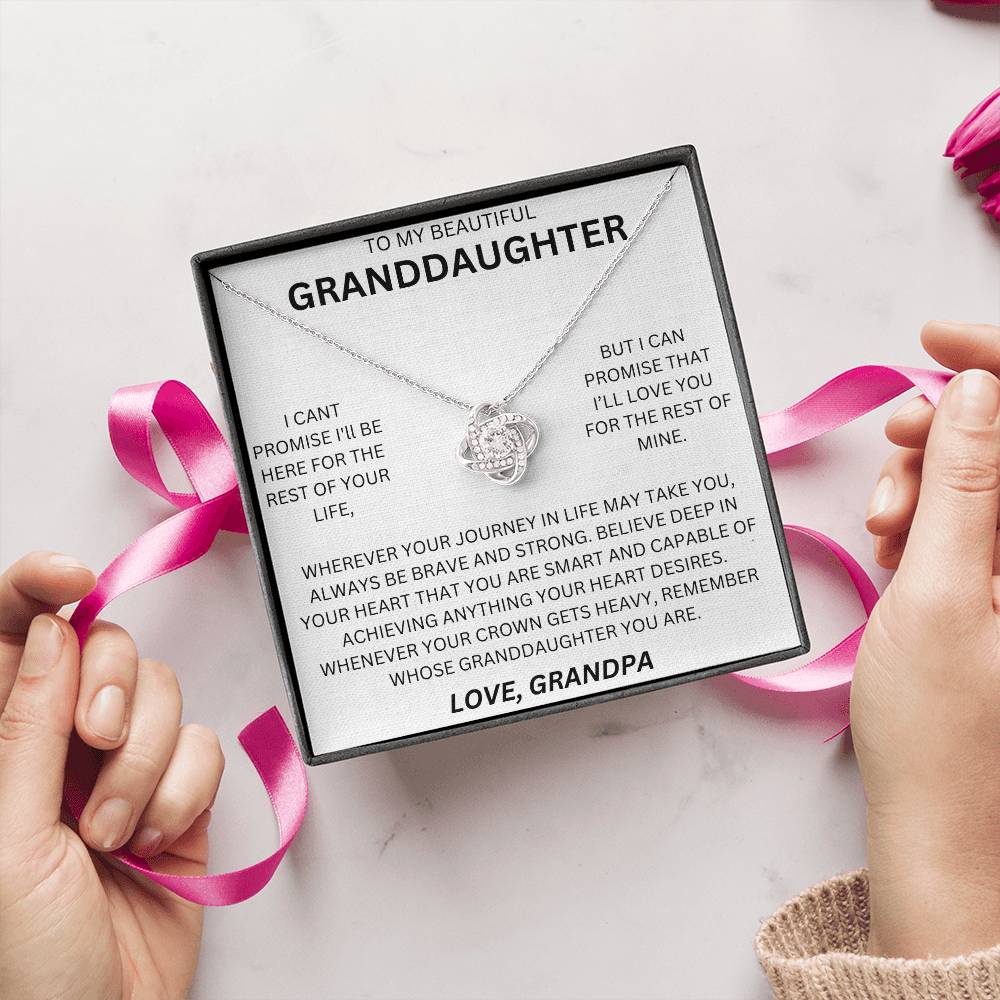 Gift for Granddaughter - Promise