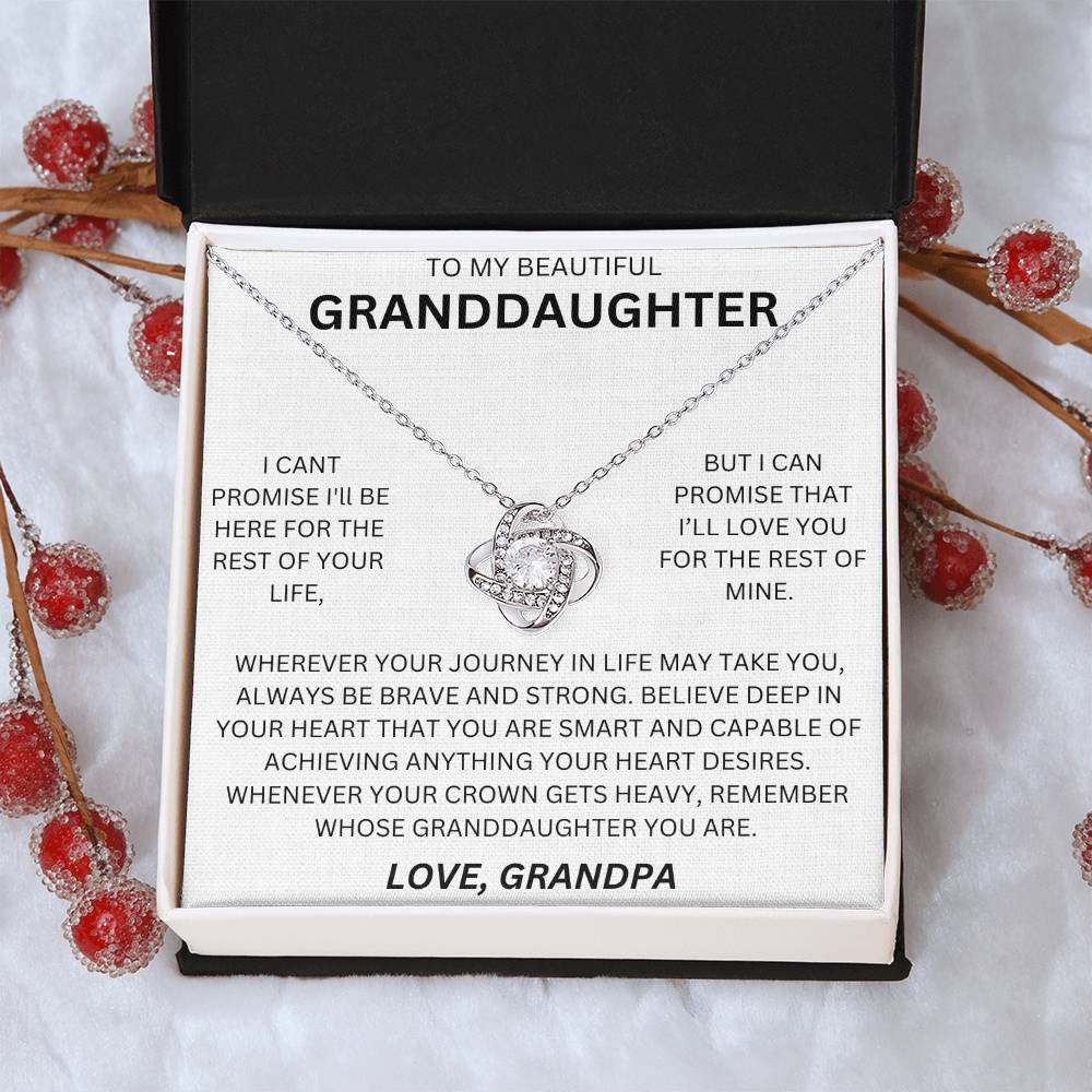 Gift for Granddaughter - Promise