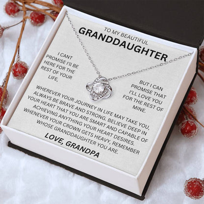 Gift for Granddaughter - Promise