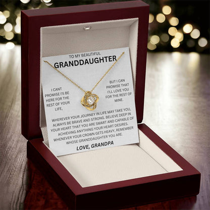 Gift for Granddaughter - Promise