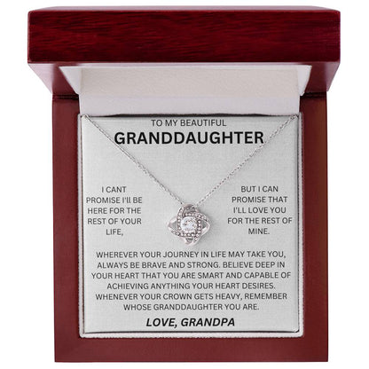 Gift for Granddaughter - Promise