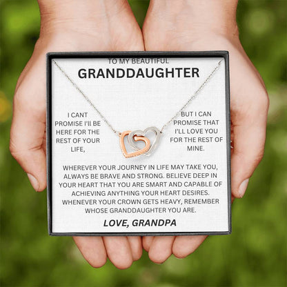 Gift for Granddaughter - Hearts/Promise